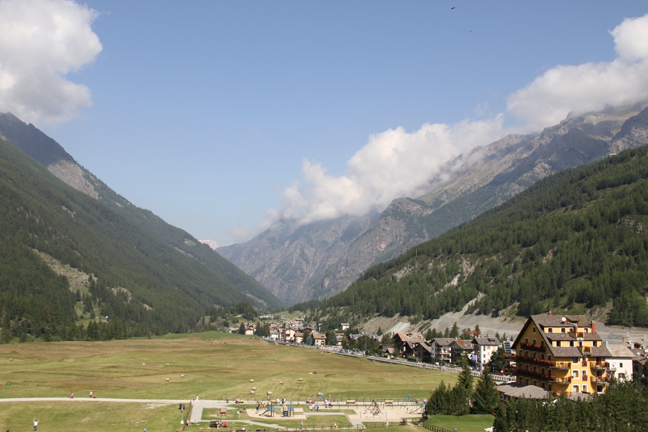 View towards Mont Blanc
